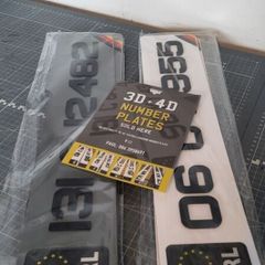 3d and 4d number plates