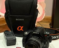 Sony Alpha A290 DSLR Camera Set - 14.2MP with 18-55mm SAM Lens & Accessories