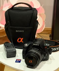 Sony Alpha A290 DSLR Camera Set - 14.2MP with 18-55mm SAM Lens & Accessories