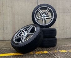 Genuine BMW Borbet XRT-8018 18" Alloys & Tyres - 5x112,  Like New, New Tyres