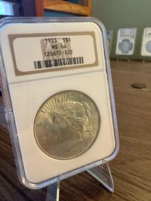1923 Usa Peace Dollar Ngc Ms64