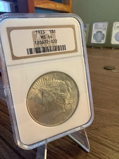 1923 Usa Peace Dollar Ngc Ms64