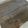 Antique, c1680 oak peg jointed Charles 11 side table. Image 7