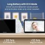 Babysense Full HD Split-Screen Baby Monitor with 1 PTZ Camera, Two-Way Talk, 6-Color Night Light, 5000mAh Battery, Long Range, 4x Zoom, and Crystal-Clear Audio Image 5