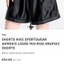 Shorts Nike Sportswear Women's Loose Mid-rise Graphic Shorts Xs Image 8