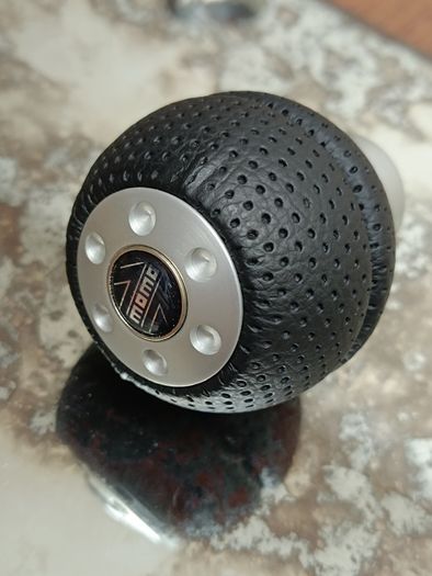 Genuine MOMO Race Air Leather Shift Knob