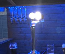 Beer taps and cooler