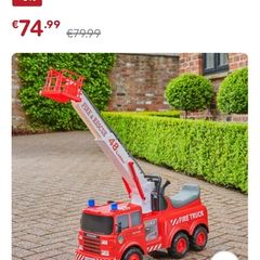 Ride on fire truck