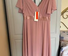 Pink bridesmaids dress EverPretty