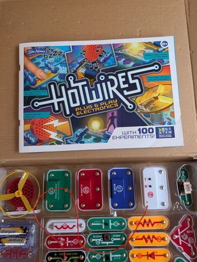 John Adams | Hot Wires: Plug and play electronics set with 100 experiments! | Science and STEM Toys | Ages 8+