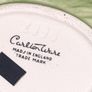 Carlton Ware sauce boat and saucer set, 1930s to 1960s featuring a distinctive green cabbage or lettuce leaf pattern with a red tomato motif Image 4