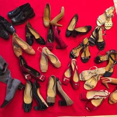 Women's leather shoes.