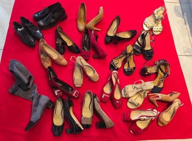 Women's leather shoes.
