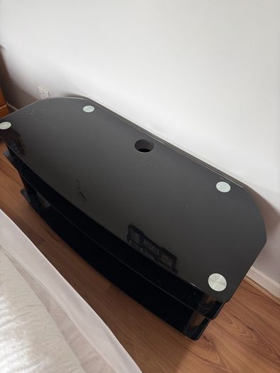 glass tv unit