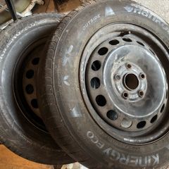 Tyres and steel rims VW