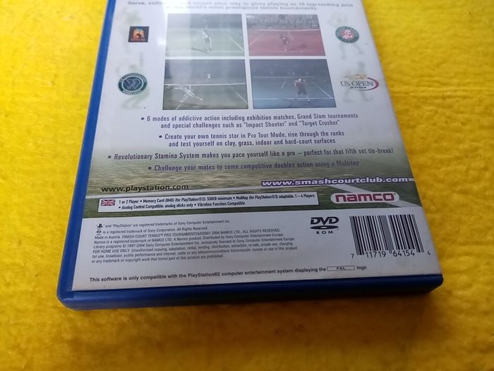 Smash court Tennis 2 Pro Tournament PlayStation 2 ps2 games Original