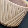 Beige Textured Ceramic Plant Pot / Cache Pot 7cm x 8cm | Modern Boho Scandi Image 4