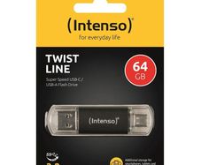 Intenso Twist Line USB-A / Type-C Flash Drive 3.2 - 64GB