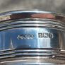 5 X Sterling Silver Napkin Rings With Vintage Leather Case Image 3