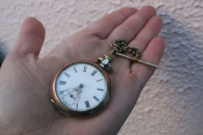Vintage Sterling Silver Pocket Watch