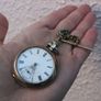 Vintage Sterling Silver Pocket Watch Image 2