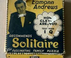 1960s Vintage Solitaire Game Eamonn Andrews Recommends