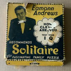 1960s Vintage Solitaire Game Eamonn Andrews Recommends