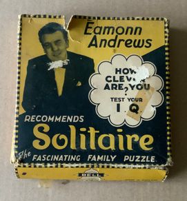 1960s Vintage Solitaire Game Eamonn Andrews Recommends