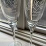 2 Avoca Anniversary Champagne Glasses Image 3