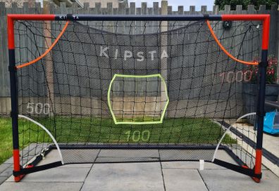 Football Goal with Target Practice Banner