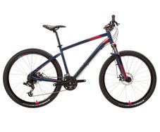 ladies rockrider ST 520 27.5" mountain bike in Blue/Pink