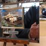Mirror on stand with picture Image 6
