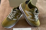 Woden leather trainers
