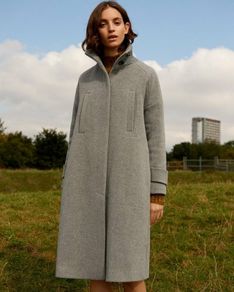 Whistles Wool Coat Size Uk 12