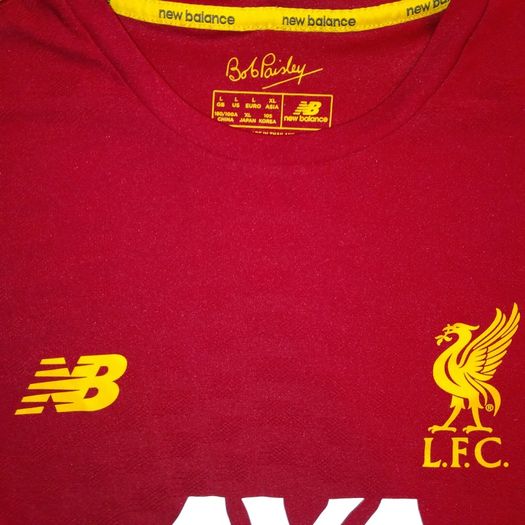 Liverpool (L) Football Jersey  Shirt Soccer Football Red NB New Balance Premier League YNWA Large