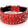 Dog Genuine Leather Spiked Collar Image 4