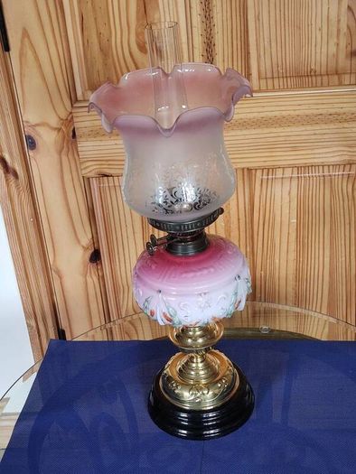 Antique oil lamps in very good condition. 305 each