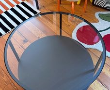 Black Glass Coffee Table