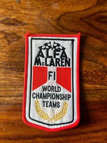 Alfa McLaren F1 clothing patch