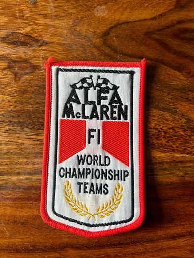 Alfa McLaren F1 clothing patch