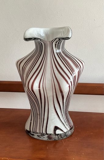 Vintage Murano Glass Female Torso Vase