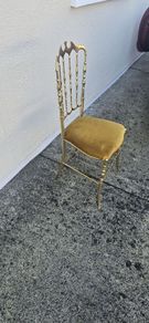 Vintage 1960 Italian Brass Chair