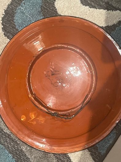 Large Wall  Pottery Bowl