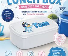 personalised lunch box