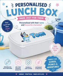 personalised lunch box