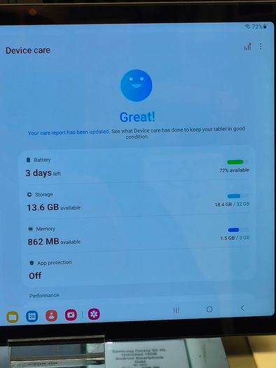 Samsung Galaxy Tab A8 10.5" Android Tablet Wi-Fi 32GB Grey/ Used, Excellent