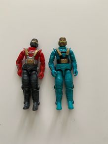 Vintage GI Joe / Action Force Astro-Viper Figures x2 - Cobra Space Troops