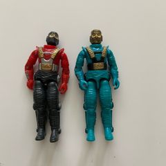 Vintage GI Joe / Action Force Astro-Viper Figures x2 - Cobra Space Troops