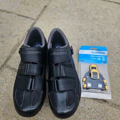 Shimano SP3 Road Shoes w spare new cleats, EU46, Mint