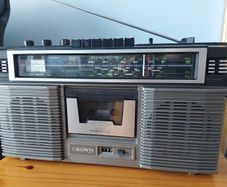 Crown CSC-835L, Stereo Radiorecorder, Made in Japan.
